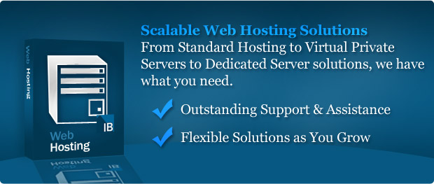 Web Hosting Solutions - Standard Hosting, Virtual Private Servers and Dedicated Servers